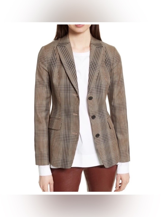Theory Jackets & Blazers - Theory Plaid Blazer Size 12